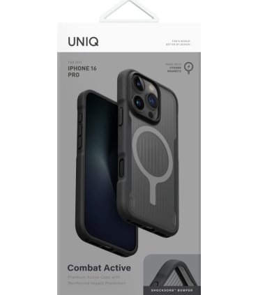 UNIQ Combat Active MagClick – iPhone 16 Pro Czarny