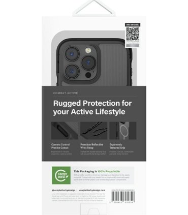 UNIQ Combat Active MagClick – iPhone 16 Pro Czarny