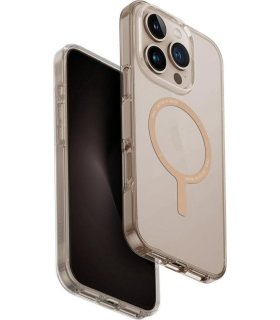 UNIQ Clario MagClick – iPhone 16 Pro Max Złote/Przezroczyste