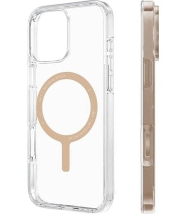 UNIQ Clario MagClick – iPhone 16 Pro Max Złote/Przezroczyste