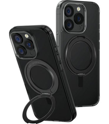 UNIQ Swivix – iPhone 16 Pro 360° Kickstand Czarny