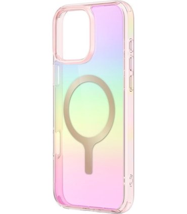 UNIQ Iridescia MagClick – iPhone 16 Pro Max Pink Prism