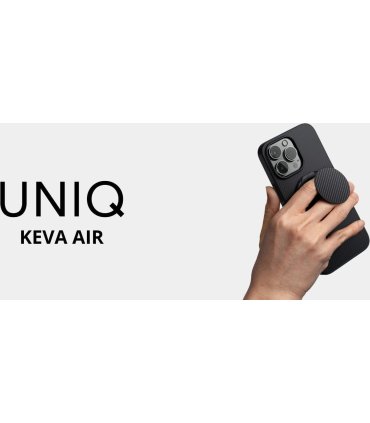UNIQ Keva Air MagClick – iPhone 16 Pro Czarny