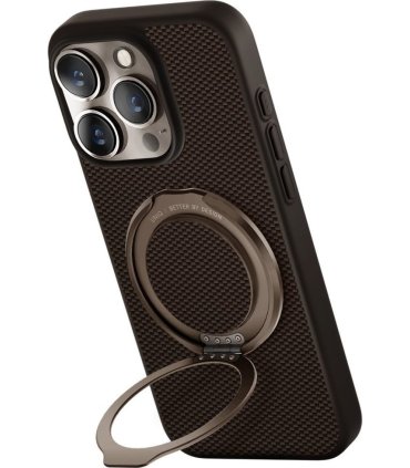 UNIQ Keva Air GripFit MagClick – iPhone 16 Pro Brązowy