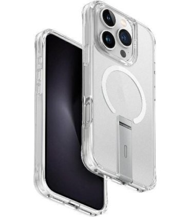 UNIQ Eleva Vertica Stand – iPhone 16 Pro Przeźroczysty