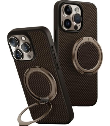 UNIQ Keva Air GripFit MagClick – iPhone 16 Pro Max Brązowy