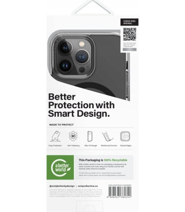 UNIQ LifePro Xtreme MagClick – iPhone 15 Pro Szary (Frost Smoke)