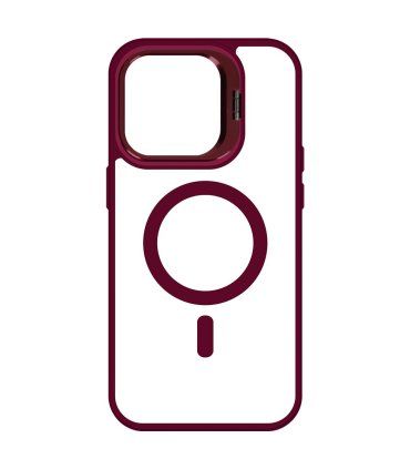Tel Protect Kickstand MagSafe – iPhone 13 Pro Burgundowy
