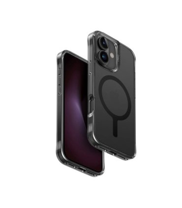 UNIQ LifePro Xtreme MagClick – iPhone 16 Czarny (Frost Smoke)