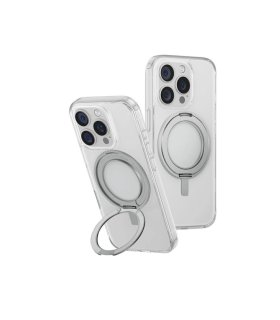 UNIQ Swivix Kickstand 360° – iPhone 16 Pro Przezroczysty