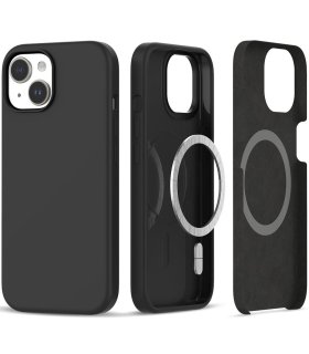 Tech-Protect Silicone MagSafe – iPhone 15 Matowy Czarny