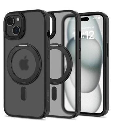 TECH‑PROTECT MagRing MagSafe – iPhone 15 Matowy Czarny
