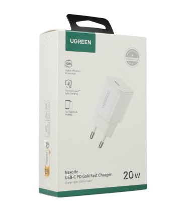Ugreen Nexode Mini GaN 20W USB‑C – Ładowarka Biała