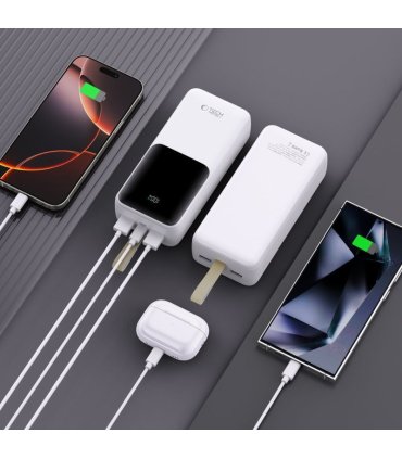 Tech-Protect PB03 30000 mAh – Powerbank 22.5W Biały