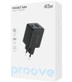 Wall Charger Proove Pocket Gan 45W (Type-C + USB)