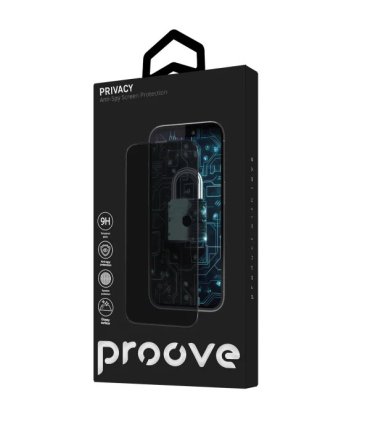 Szkło hartowane PROOVE Privacy do iPhone 17 Pro | Prywatność i pełna ochrona ekranu
