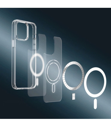 Clear Magnetic Case z MagSafe do iPhone 15 Pro Max | Smartfon Studio