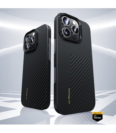 Benks Etui Montage Magnetic Armor Air Kevlar (MB65) do iPhone 16 Pro czarny