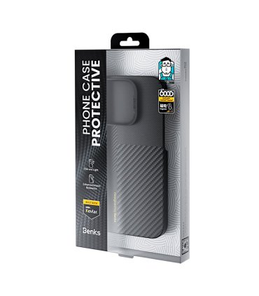 Benks Etui Montage Magnetic Armor Air Kevlar (MB65) do iPhone 16 Pro czarny