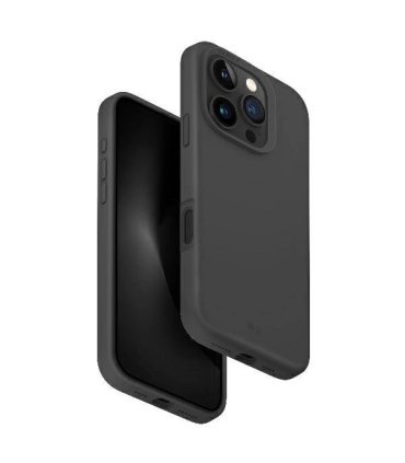 UNIQ Lino Hue MagClick Charging Etui na iPhone 16 Pro Max - Szare