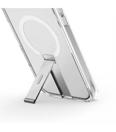 UNIQ Eleva z pionową podstawką Etui na iPhone 16 Pro Max - Przezroczyste