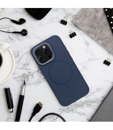 FRAME MAG COVER z MagSafe do iPhone 13 Pro - granatowy