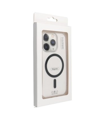 Drop Glue Colorful Ring Mag Cover z MagSafe do iPhone 13 Pro - czarny