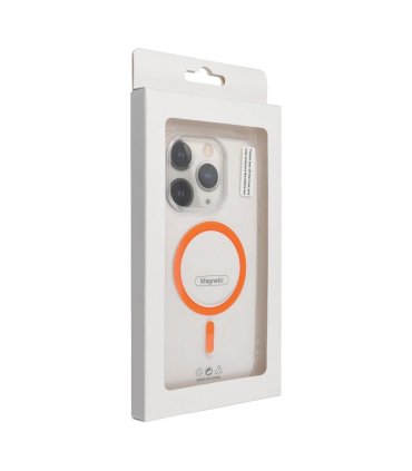 Drop Glue Colorful Ring Mag Cover z MagSafe do iPhone 13 - pomarańczowy