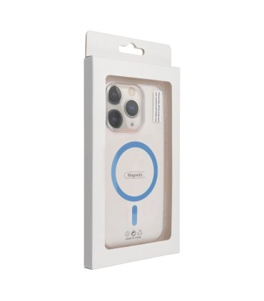 Drop Glue Colorful Ring Mag Cover z MagSafe do iPhone 13 - jasny niebieski