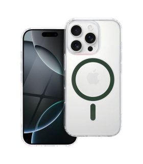 Drop Glue Colorful Ring Mag Cover z MagSafe do iPhone 13 - ciemny zielony