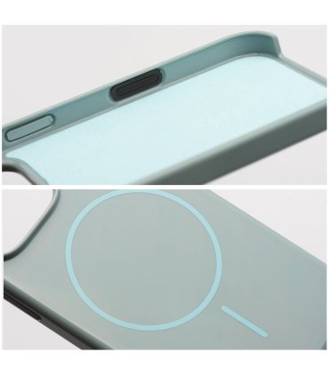 Glossy Mag Cover z MagSafe do iPhone 13 / 14 - miętowy