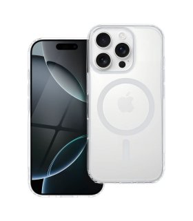 Drop Glue Colorful Ring Mag Cover z MagSafe do iPhone 14 Pro Max - biały