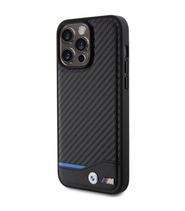 Etui BMW Leather Carbon na iPhone 15 Pro Max | Smartfon Studio