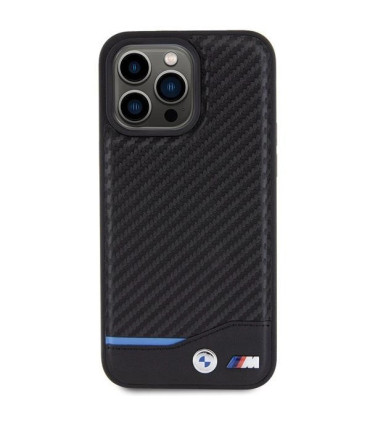 Etui BMW Leather Carbon na iPhone 15 Pro Max | Smartfon Studio