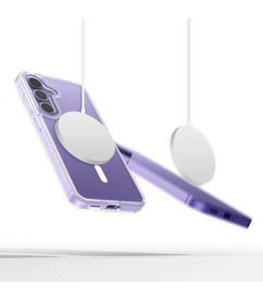 Drop Glue Colorful Ring Mag Cover z MagSafe do Samsung A56 - jasny niebieski