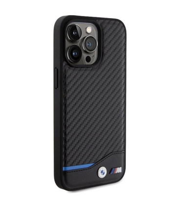 Etui BMW Leather Carbon na iPhone 15 Pro Max | Smartfon Studio