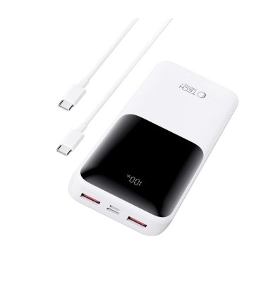 Powerbank Tech-Protect PB02 20000mAh 22.5W - biały