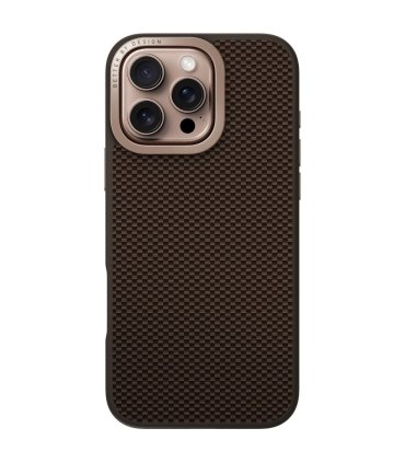 UNIQ Keva Max MagClick Charging Etui na iPhone 16 Pro - Brązowe