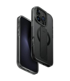 Etui UNIQ Heldro Max MagSafe na iPhone 16 Pro 6.3" - czarne