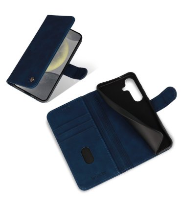 Kabura Wonder Fancy do Samsung Galaxy A36 5G - granatowa