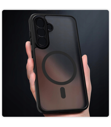 Full Matte Mag Cover do Samsung Galaxy A36 5G - czarny