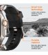 Pasek Spigen Durapro Armor na Apple Watch 4/5/6/7/8/9/SE/Ultra (42/44/45/49 mm) - czarny