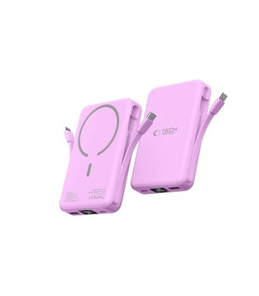 Powerbank Tech-Protect PB31 MagSafe 10000mAh - fioletowy
