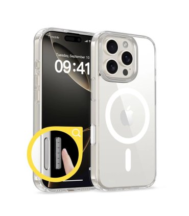 Etui Tech-Protect FlexAir Hybrid CC MagSafe na iPhone 16 Pro - Przezroczyste