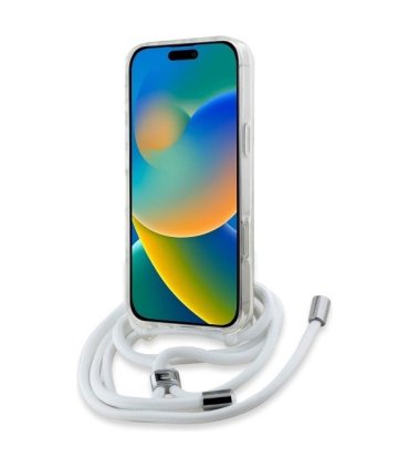 Karl Lagerfeld IML Choupette Head & Cord Etui MagSafe do iPhone 16 Pro - Przezroczysty