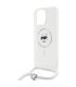 Karl Lagerfeld IML Choupette Head & Cord Etui MagSafe do iPhone 16 Pro - Przezroczysty