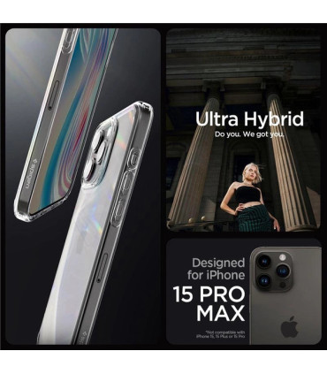 Spigen Crystal Hybrid na iPhone 15 Pro Max | Smartfon Studio