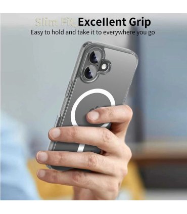 Etui Tech-Protect FlexAir Hybrid MagSafe na iPhone 17 - Przezroczyste