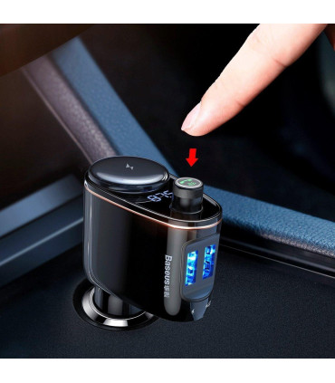 Baseus Locomotive FM Transmitter (black) | Smartfon Studio