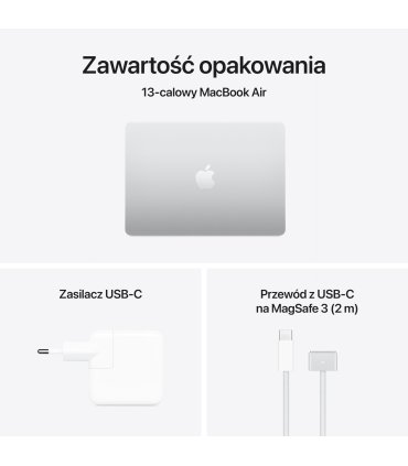 MacBook Air 15" M4 16 GB / 256 GB - Kolor Srebrny (Silver) | Cena i Specyfikacja